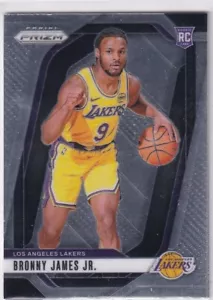 2024-25 Panini Prizm 243 Bronny James Jr. Rookie Base "Prizm" On Back Misprint - Picture 1 of 2