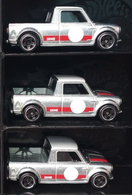 Lot of 3 Hot Wheels Austin Mini Pickup Zamac Loose from Walmart Zamac 6 Pack - Image 1 of 2