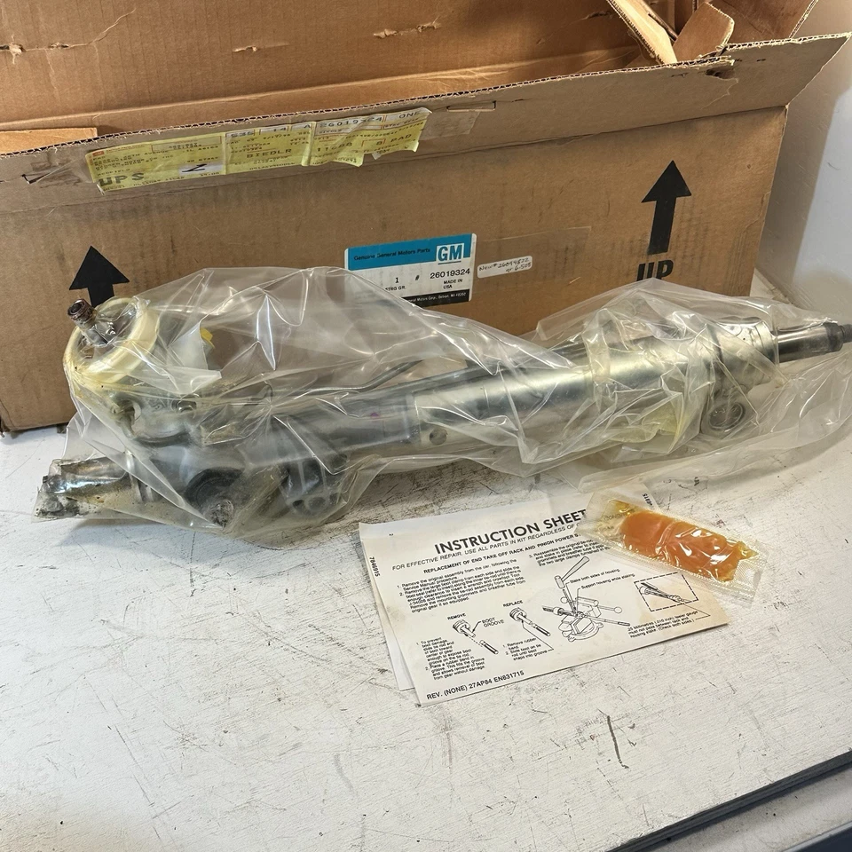 NOS 1982-91 Pontiac 6000 Power Steering Rack Pinion Gearbox GM 26019324 Chevy - Image 1 of 4
