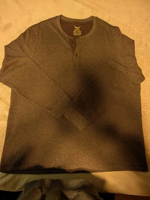 Camisa Manga Larga Faded Glory 3XL Marrón Foto 1 de 4