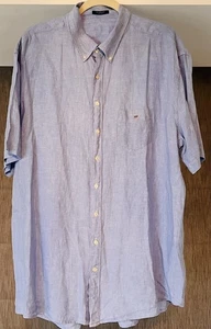 NEW & unworn Gant 3XL "The LINEN" pale blue summer shirt - Picture 1 of 10