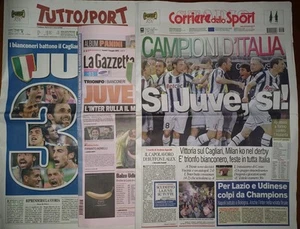 JUVENTUS-CAMPIONE D'ITALIA-2011/2012-30° SCUDETTO-SERIE A-CALCIO-GIORNALI-RARI! - Foto 1 di 4