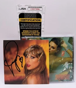 LONG AUTO Taylor Swift Signed The Life Of A Showgirl CD JSA COA Photo 1 ❤️ RARE - Picture 1 of 2