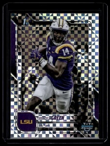 2025 Bowman University Chrome #94 Trey'Dez Xfractor verde - Foto 1 di 2