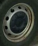 2015-2024 Ford Transit 250 16x6.5 10 furos aro de roda de aço fabricante de equipamento original LKQ - Imagem 1 de 4