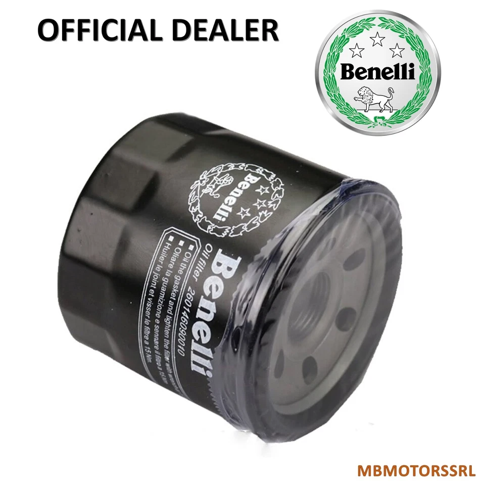 FILTRO OLIO BENELLI TRK 502X 2017 2018 2019 2020 2021 2022 ORIG. 260146090010 - Imagen 1 de 1