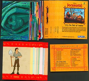 Skybox Pocahontas 1995 set di carte collezionabili con pop-out (90+12) quasi nuove/MT - Foto 1 di 2
