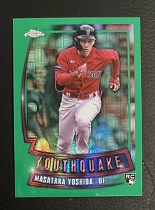 2023 Masataka Yoshida Topps Chrome Youthquake Green #’d/99 #YQ-54 RC Rookie (M1) - Picture 1 of 2