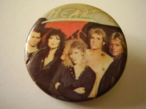 Miembros de la banda de corazón pinback vintage de colección - COMO ESTÁN - Imagen 1 de 4