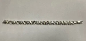 Pulsera x corazón plata de ley - Imagen 1 de 4