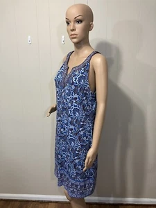 Women's "Magnolia Grace" Polyester Stretch Pullover Dress Medium Excellent!! - Picture 1 of 13