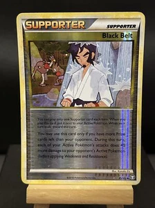 Pokemon Card Black Belt 85/102 Reverse Holo HS Triumphant Played - Picture 1 of 2