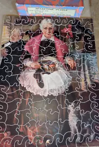 Vintage wooden jigsaw Sparetime Puzzle That's My Boy 150 9x12 Complete cat - Picture 1 of 7