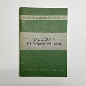Sears Roebuck & Co Wheeled Garden Tools 1930s Depression Era Salesman Manual - Picture 1 of 8