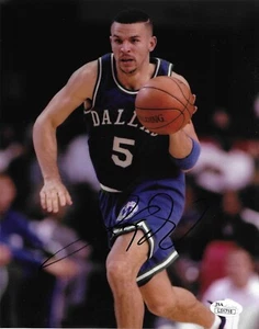 Jason Kidd Signed 8x10 Photo Autographed JSA COA Dallas Mavericks HOF Cal 16 - Picture 1 of 2