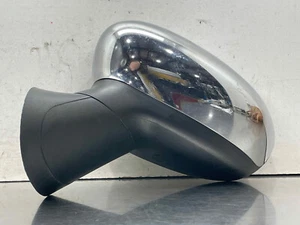 2017 Fiat 500 OEM Left Hand Drivers Side Power Door Mirror Chrome 2012-2016 - Picture 1 of 9