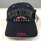 Vintage New York Nero Yankees Cappello Blu Navy Nlbm Negro League Visiera Curva