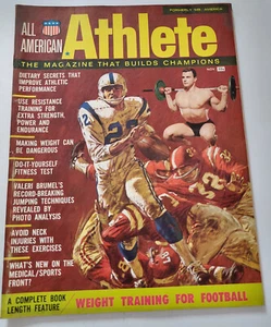"MR AMERICA" "ALL AMERICAN ATHLETE" MAGAZINE NOV 1963 FOOTBALL WEIGHT TRAINING - Picture 1 of 4