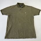 Ralph Lauren Polo Sport Men’s Polo Shirt Short Sleeve Striped Sportsman Green L