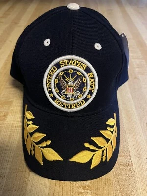 Gorra de camionero retirada de la Marina de los Estados Unidos nueva con etiquetas por jugadores talla única ajustable Foto 1 de 4