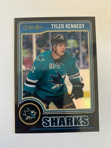 2014-15 O-Pee-Chee Black Rainbow #197 Tyler Kennedy 044/100 - San Jose Sharks
