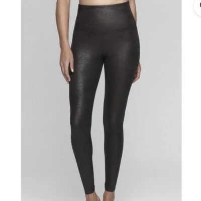 Yummie Tummie Faux Leather Shaping Legging Women’s Small Jade Black  $68 - Image 1 of 4