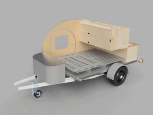 Tinycamper teardrop camper MINI - Bild 1 von 18