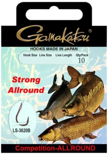 Gamakatsu Booklet Allround Strong 3620B | Gancho fuerte encuadernado con compartimento delantero de 50 cm - Imagen 1 de 7
