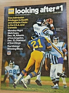 L.A. RAMS 1981 MNF PROGRAMM MIT OJ AD - Bild 1 von 8