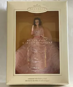 NEW 2002 HALLMARK In The Pink Barbie Doll CHRISTMAS Keepsake ORNAMENT Boxed - Picture 1 of 6