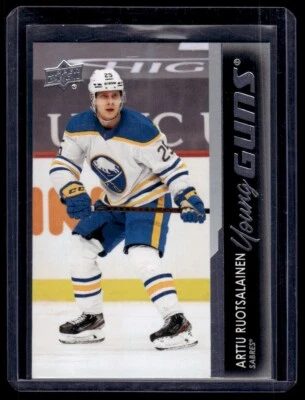 2021-22 Upper Deck Series 1 Young Guns Arttu Ruotsalainen Rookie #221 Buffalo - Image 1 of 2