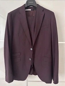 Pursuits Herren Anzug 3-Teiler | Bordeaux, Größe 102 - Bild 1 von 4