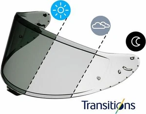 Motorcycle Helmet Visor > Genuine Shoei Visor CWR-F2PN For NXR2 - Photochromic - Picture 1 of 3