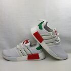 Size 8 - Men's Adidas Originals Nmd_R1 Shoes White/Green/Red Hq1434 New