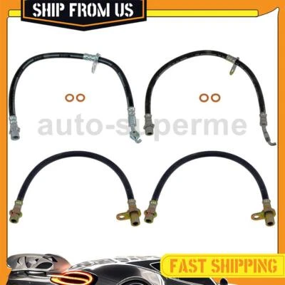 Kit manguera freno delantero trasero línea 4 piezas para Toyota Celica 1994-1995 2,2 L Foto 1 de 4