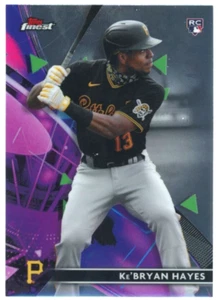 2021 Finest #38 Ke'Bryan Hayes RC Pittsburgh Pirates - Picture 1 of 2