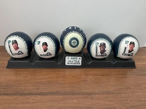 Seattle Mariners 2002 Chevron Fotoball Baseball Set of 5 Edgar Ichiro Boone Cam - Picture 1 of 5