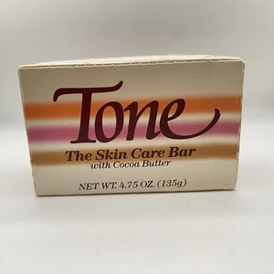 Vintage Tone Cream Skin Care Bar Soap Cocoa Butter 4.75 Oz New In Box - Picture 1 of 7