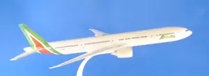 HERPA 612555 Aereo modello Boeing 777-300ER compagnia Alitalia 1:200 Snap-Fit - Foto 1 di 8