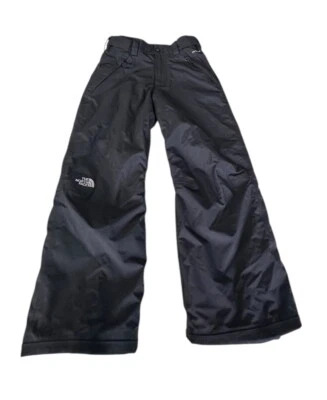 Pantalones de esquí para nieve impermeables aislados North Face Freedom para niños negros *dobladillo* talla M Foto 1 de 4