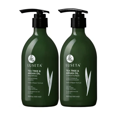 Champú desenredante de aceite de Argán y árbol de té, varios tamaños 2 x 16,9 oz Foto 1 de 4