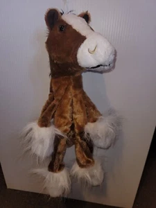 NEW ANIMALAND Unstuffed!!! "King Clydesdale" Plush NANCO Free Shipping!! Horse - Picture 1 of 3
