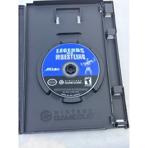 Nintendo GameCube Legends of Wrestling Game Disc and Case by Acclaim T for Teen - Picture 1 of 1