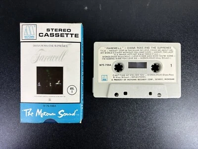 Diana Ross Farewell TAPE Cassette #M 75-708A MOTOWN Plastic Tray - Image 1 of 4