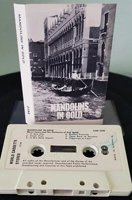 Mario Como, The Orchestra Of Kay Webb – Mandolins In Gold - 1971 cassette tape - Image 1 of 2