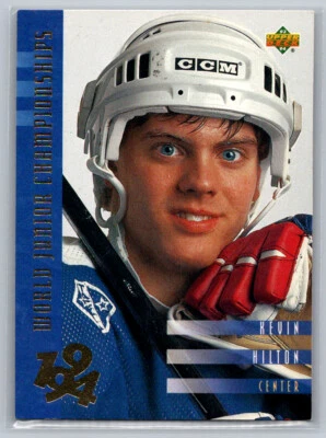 1993-94 Upper Deck RC 567 USA Rookie Kevin Hilton - Image 1 of 2