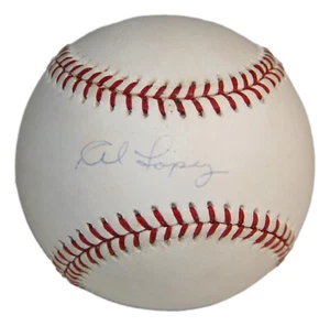 Al Lopez Autographed Official National League Baseball PSA/DNA Dodgers - Picture 1 of 2