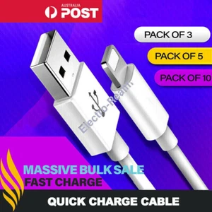 Fast Charger Cable Cord USB Charging Cable Quick Charge Lead 1M 2M 3M For iPhone - Picture 1 of 9