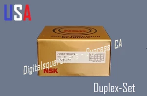 NSK 7010CTYNDULP4Y NSKHPS  Abec-7 Super Precision Spindle Bearings. Duplex-Set - Picture 1 of 1