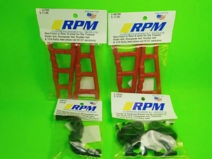 RPM COMBO SET 80709 A-Arms CASTER CARRIERS Traxxas Slash RUSTLER 4X4 Stampede  - Picture 1 of 1